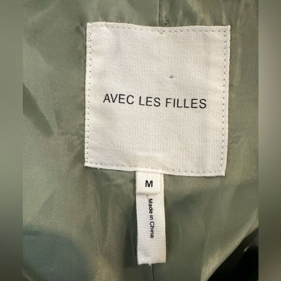 Avec les filles crop blazer green size medium - Picture 4 of 4